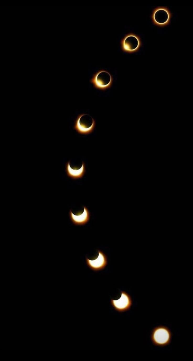 All phases of the moon